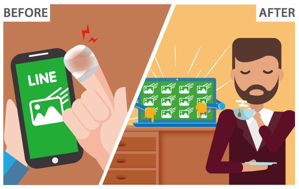 我們提供的免費的LINE自動群發相簿機器人